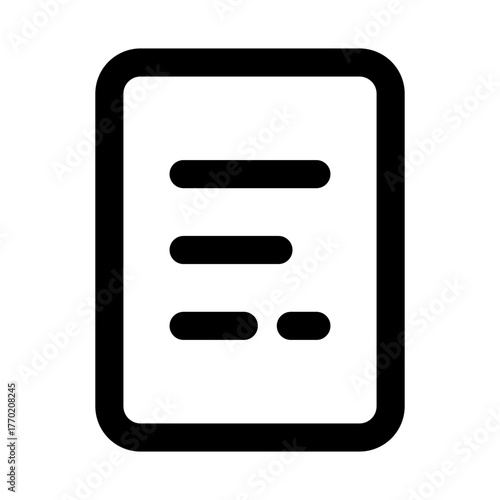 Document sleek contemporary icons collection representing files, paperwork, and digital record management