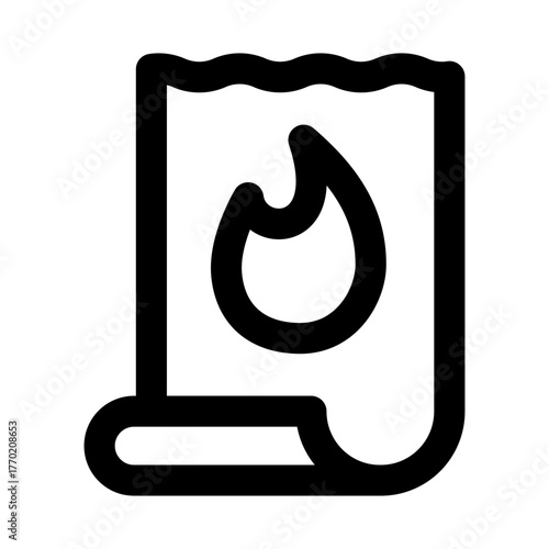 Utility Bill Icon representing energy, water, and service payments for homes and businesses