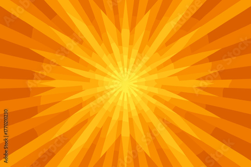 Vector glowing seamless radiant dynamic starburst beams radial layered pattern creating illustration