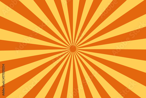 Vector thin alternating sunburst design illustration radial geometric radiant composition thick