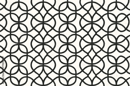 Loops illustration vector design system uniform lattice geometric arranged matrix into