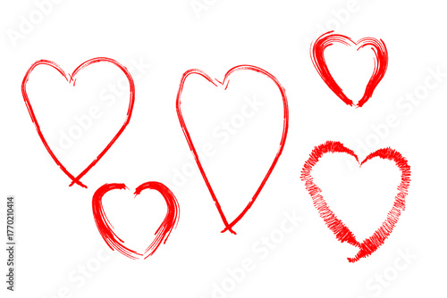minimalist red heart vector design for wedding stationery greeting card templates love themes