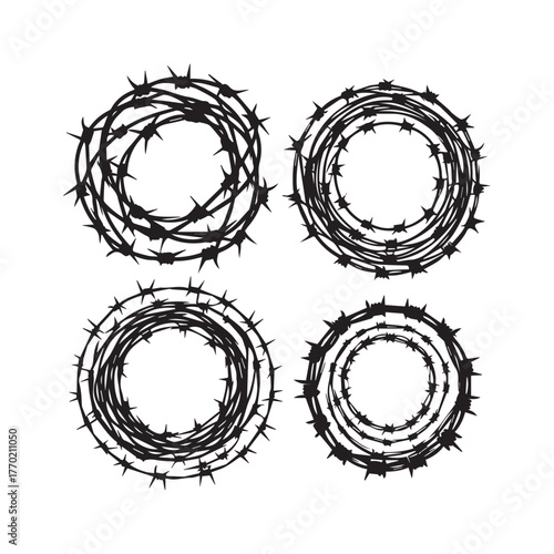 Barbed Wire Types, Razor Wire Designs, Security Fence Wire Collection