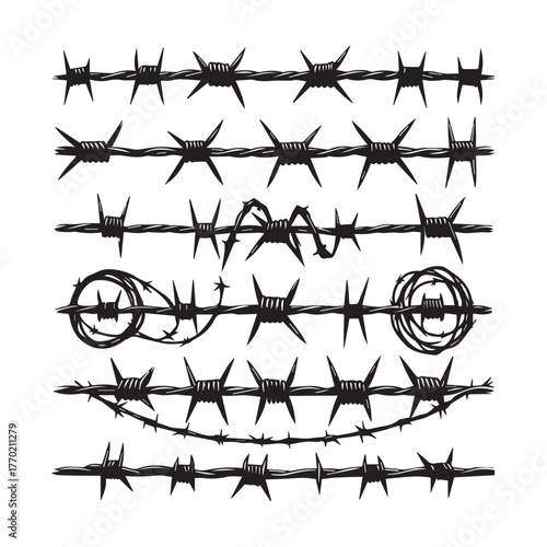 Barbed Wire Types, Razor Wire Designs, Security Fence Wire Collection