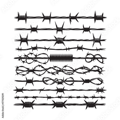Barbed Wire Types, Razor Wire Designs, Security Fence Wire Collection
