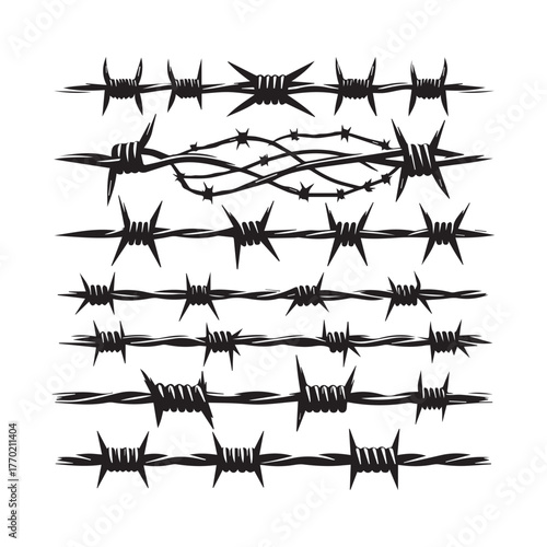 Barbed Wire Types, Razor Wire Designs, Security Fence Wire Collection