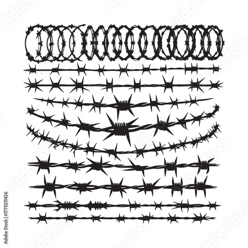 Barbed Wire Types, Razor Wire Designs, Security Fence Wire Collection