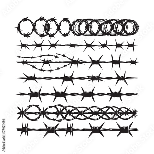 Barbed Wire Types, Razor Wire Designs, Security Fence Wire Collection