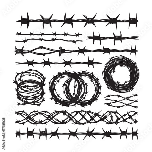 Barbed Wire Types, Razor Wire Designs, Security Fence Wire Collection