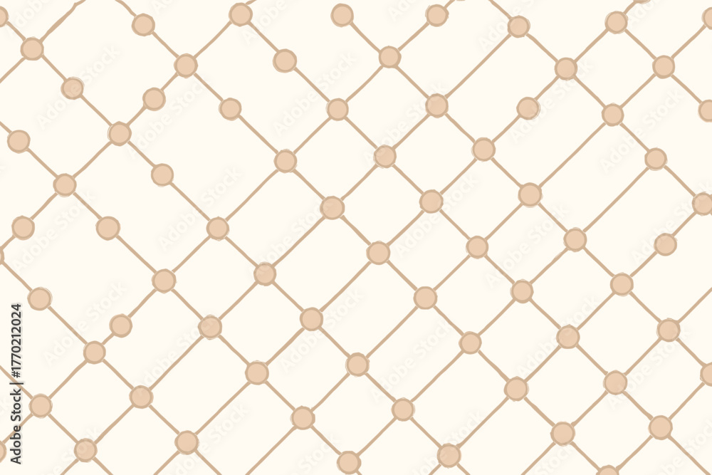 Naklejka premium Spaced suggesting diagonal arrangement evenly elegant vector pattern beadchain forming clean illustration