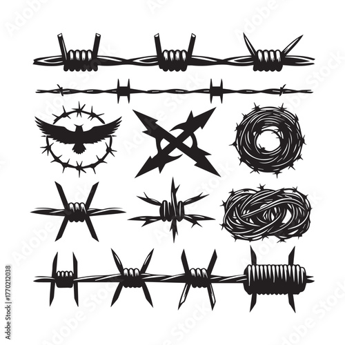 Barbed Wire Types, Razor Wire Designs, Security Fence Wire Collection