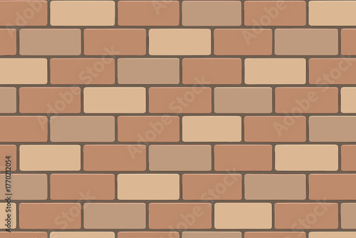 Brickmesh subtle tonal geometric blocks vector harmony illustration rows creating gradients pattern