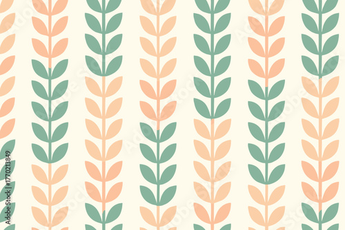 Wallpaper print modern floral vector petal illustration bands vertical pattern petalstripe minimalist