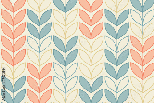 Delicate design creating colors illustration rhythmic forming outlines symmetry petalstripe vector striped