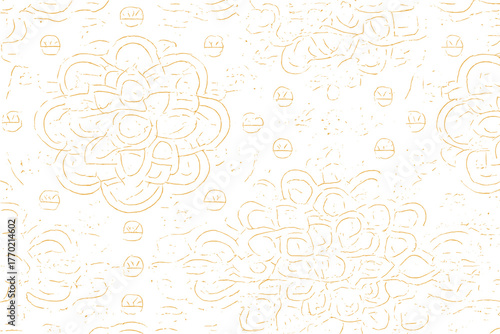 Vector visual dots composed ornamental tiny airy illustration lacework mandala formation complex