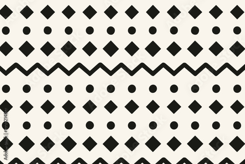 Vector bands harmony minimal diamonds horizontal geometric chevron illustration shapes alternating pattern