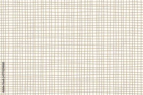 Lines threads illustration handwoven intersecting texture tight linen pattern seamless vector organic