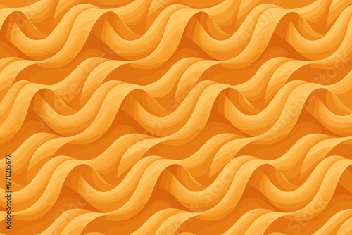 Loops smooth waves flowing rhythmic vector pattern illustration fabric gradients background