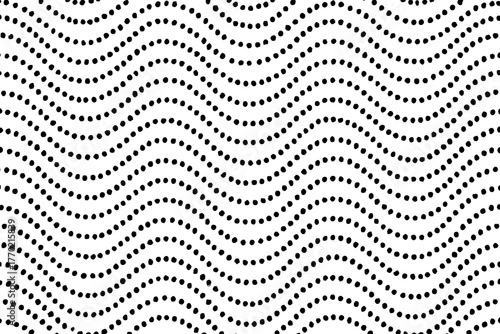 Vector illustration seamless dotted abstract motion create to symmetry patterns field depth