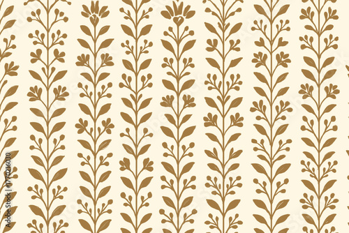 Illustration repetition pattern delicate forming organic vector floral vertical ornaments stripe balanced