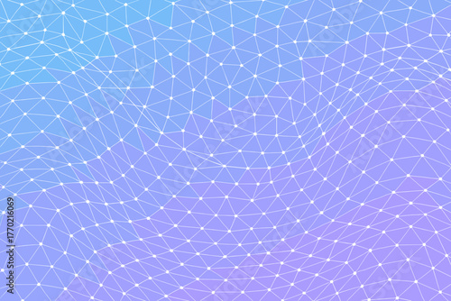 Mesh intersecting harmonic lines gradients dynamic vector geometric dots illustration subtle