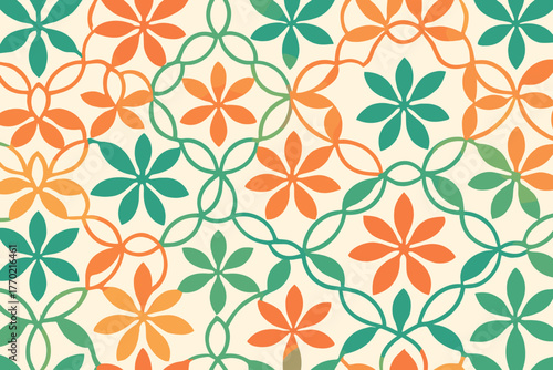 Where chain illustration transitions gradient seamless floral vector diagonal chains connected petal