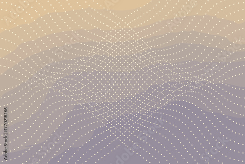 Pattern decorative across mesh connected dotweave elegant illustration woven arranged vector symmetry