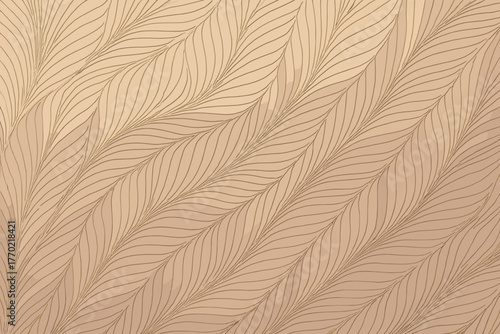 Formations over gradient lines flow simple shading softly illustration decorative vector layout