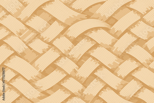 Curved design crossing woven linenwave illustration waves rhythmic vector background decorative formations