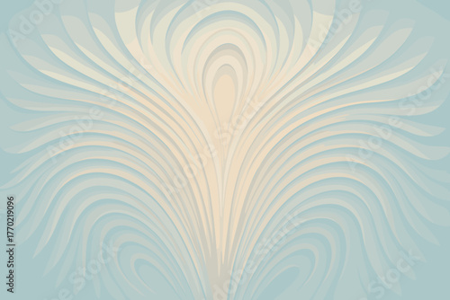 Light under illustration shell patterns vector soft bands gradient pattern fluid lines