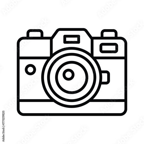 Festive camera capturing New Year and Christmas memories