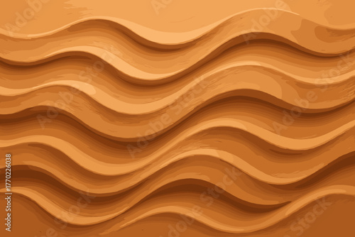 Claywave accentuating balance ripples sculpted lighting vector clay motion simple illustration material