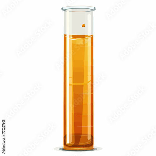 Vector graduated cylinder 