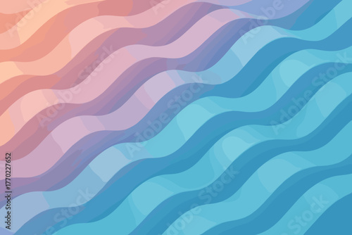 Vector illustration design sculptural matte enhancing tactile arranged wave valleys motion