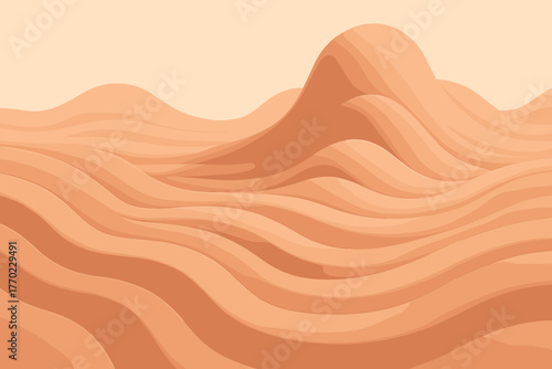 From soft simple composition flow illustration shapes rhythmic vector smooth clayridge ridge