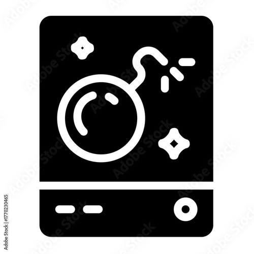 ddos icon for illustration