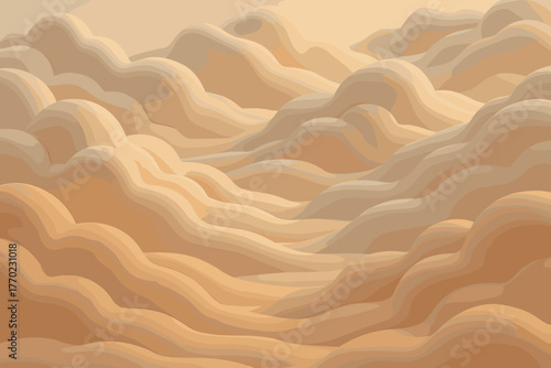 Emphasizing composed illustration smooth cloud light landscape pastel vector textures golden gentle