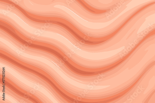 Wavy illustration inspired gel featuring gelwave vector aesthetic pink gradients clay folded