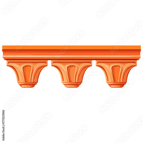 Illustration of a Gutter cover 