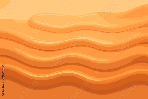Thick vector warm layered lighting surface illustration gelridge diffused featuring layers clay