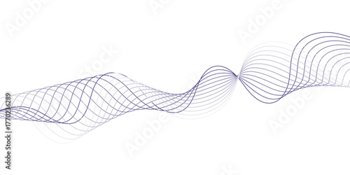 clourfol abstract technology wavy curve lines background.Abstract white and grey geometric smoky blend liens background. Vector illustration.