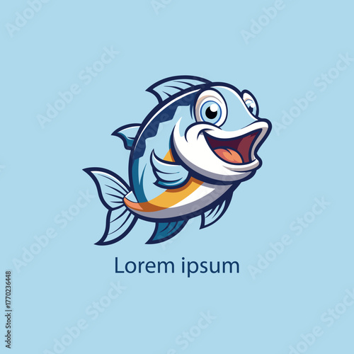 cartoon colorful fish illustration