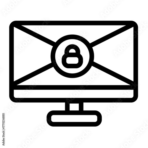 ransomware icon for illustration