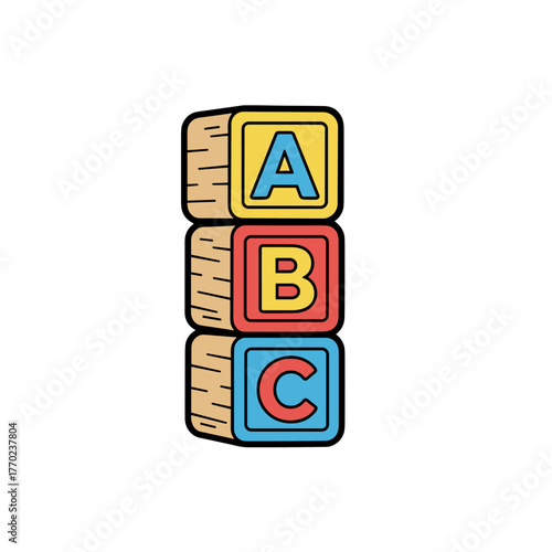 Toy Blocks with abc