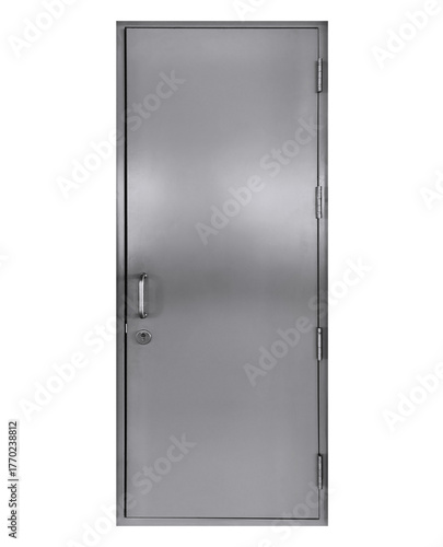 Steel door, aluminum door, separate PNG transparent.