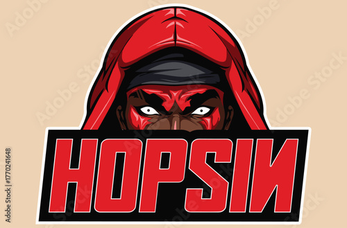 HOPSIN colourful vector t-shirt design