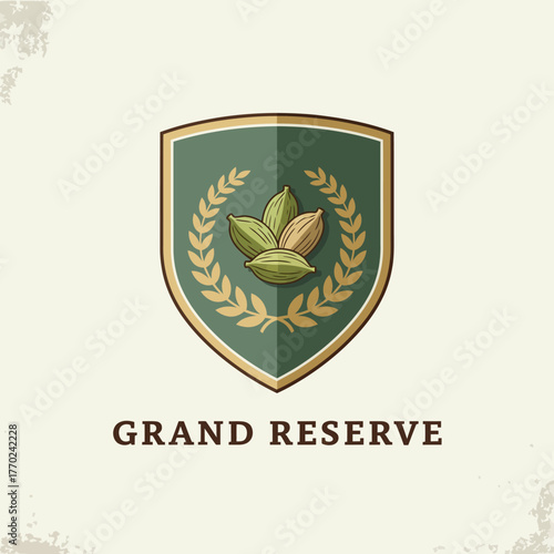 Grand Reserve Spice Laurel Shield Logo