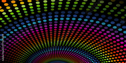 Rotation red waves. Spin illusion