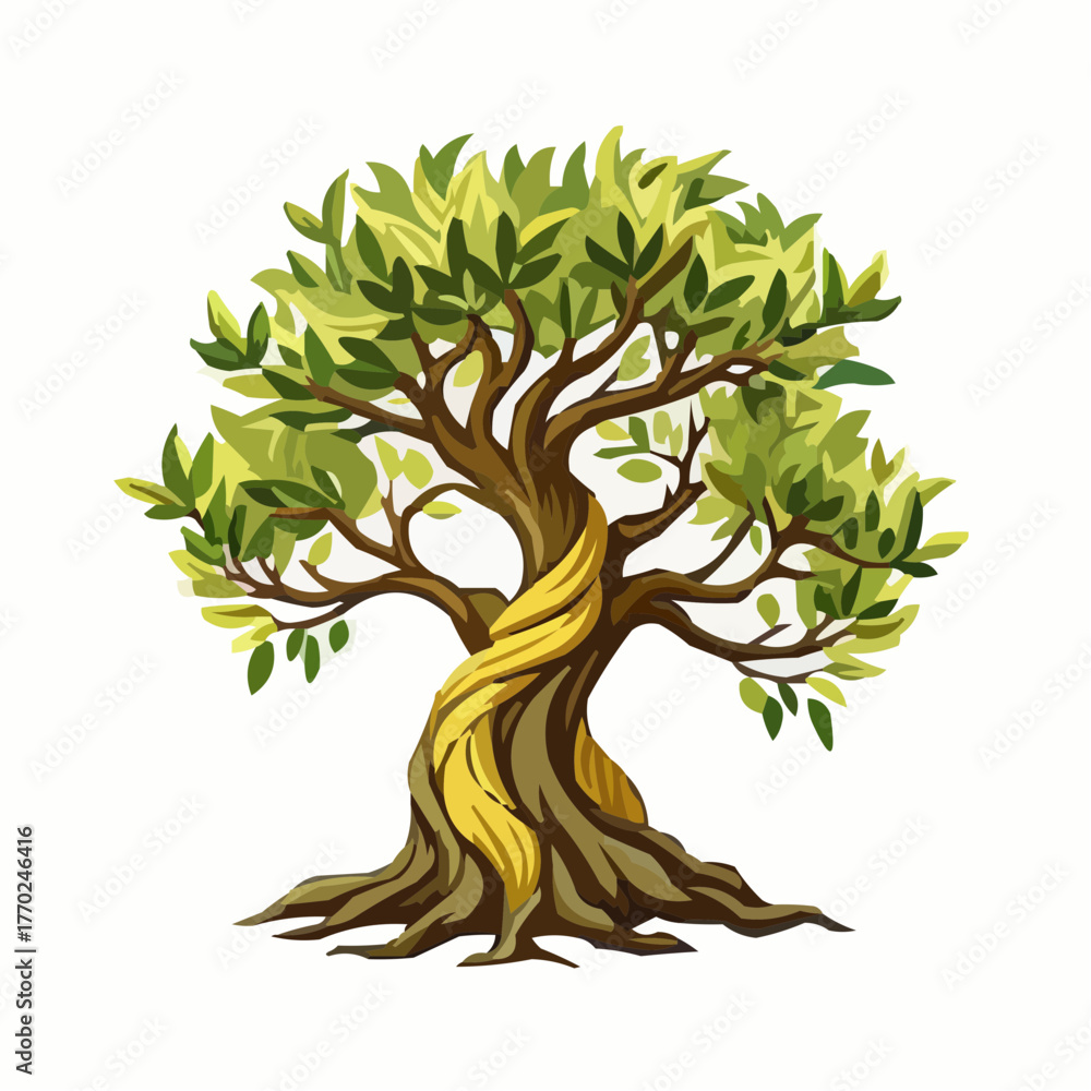 Naklejka premium tree with roots