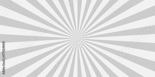 Vector sunray stripe background. Light sunburst glowing background. Sunburst pattern summer social banner. vector illustration pattern beam rays. Spiral radial striped backdrop design.	